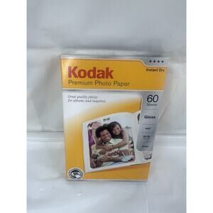 3 KODAK Premium Photo Paper, Instant Dry, High Gloss 4x6, 60 Count